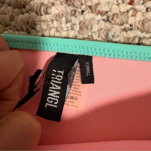 NWT Triangl Bambi Bubble Mint Neoprene Bikini Bottoms Size XS - Picture 4 of 7